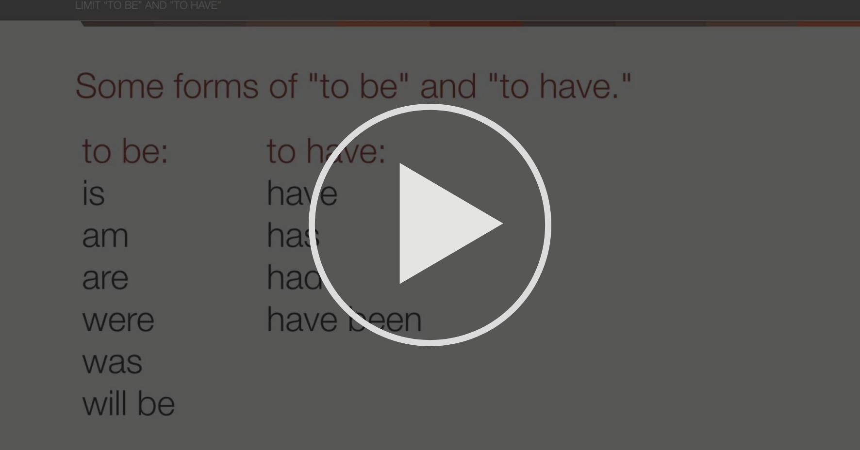 Limit Crutch Verbs Activate Your Voice! Coursera