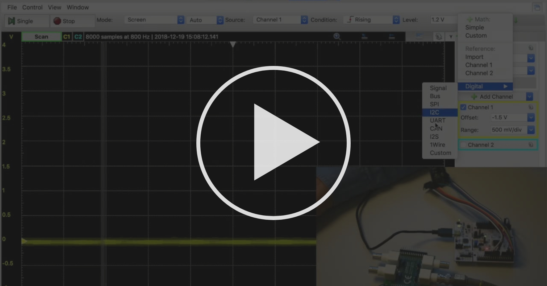 Oscilloscope overview, digital mode MODULE 4.3 REALTIME AUDIO