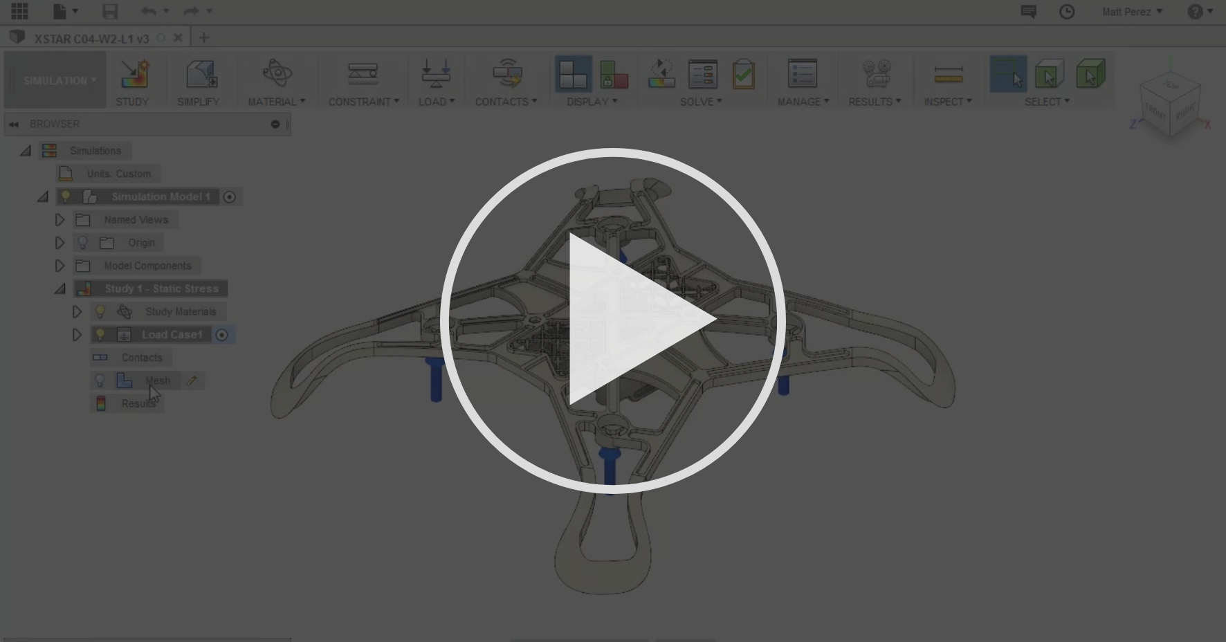 Generating a simulation mesh - Design Validation | Coursera