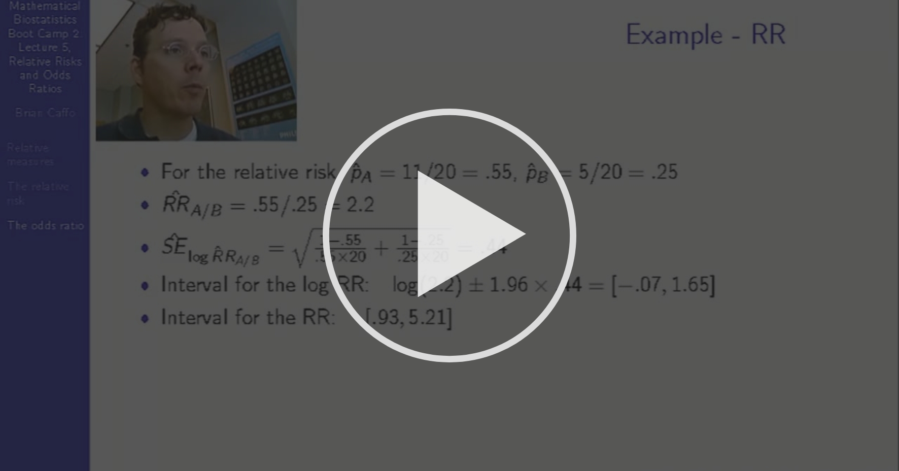 Relative Risks Odds Ratios The Odds Ratio Two Binomials Coursera