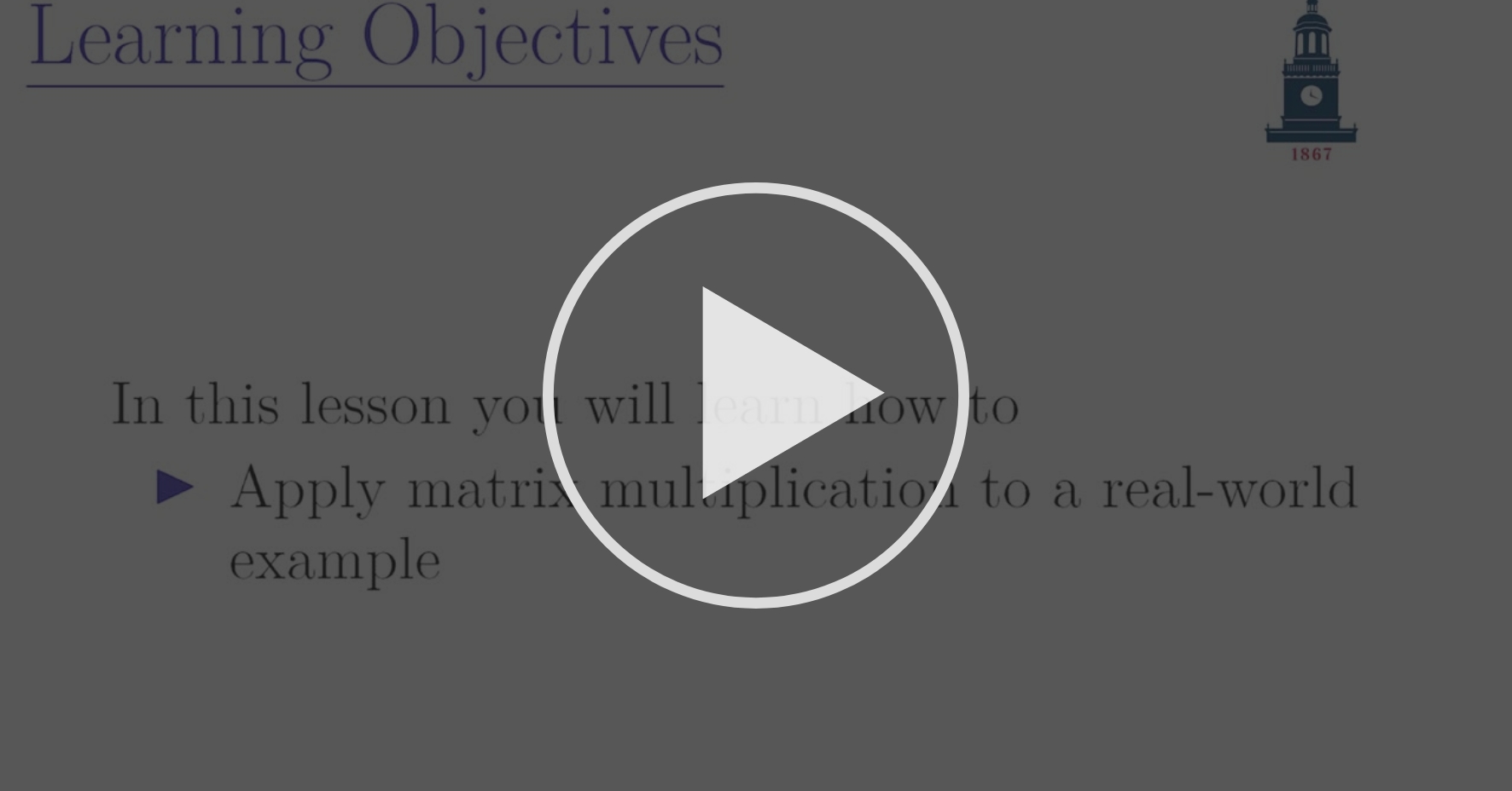 A Practical Example of Matrix Multiplication - Using Linear Algebra ...