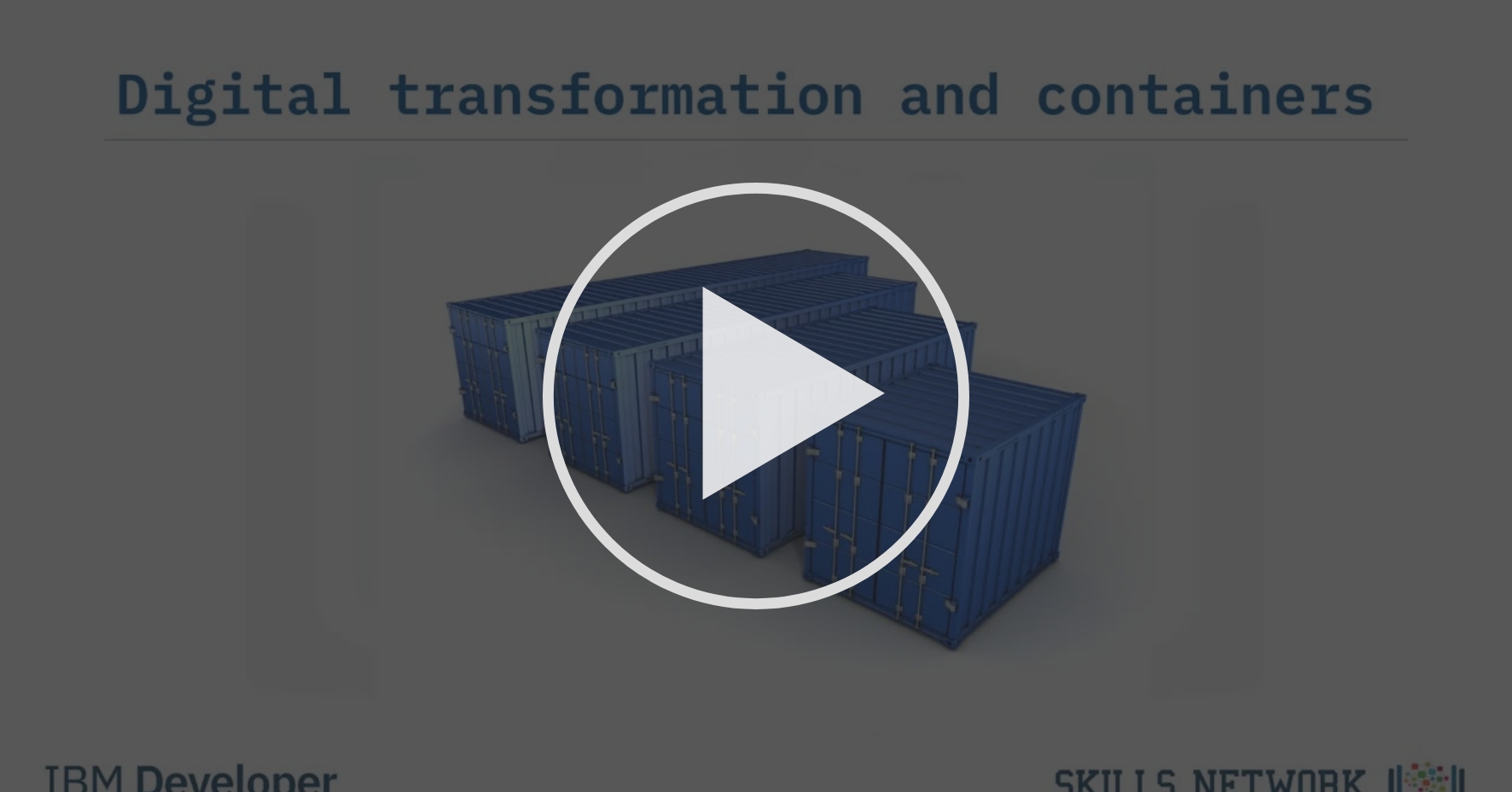 Introduction to Containers - Containers and Containerization | Coursera