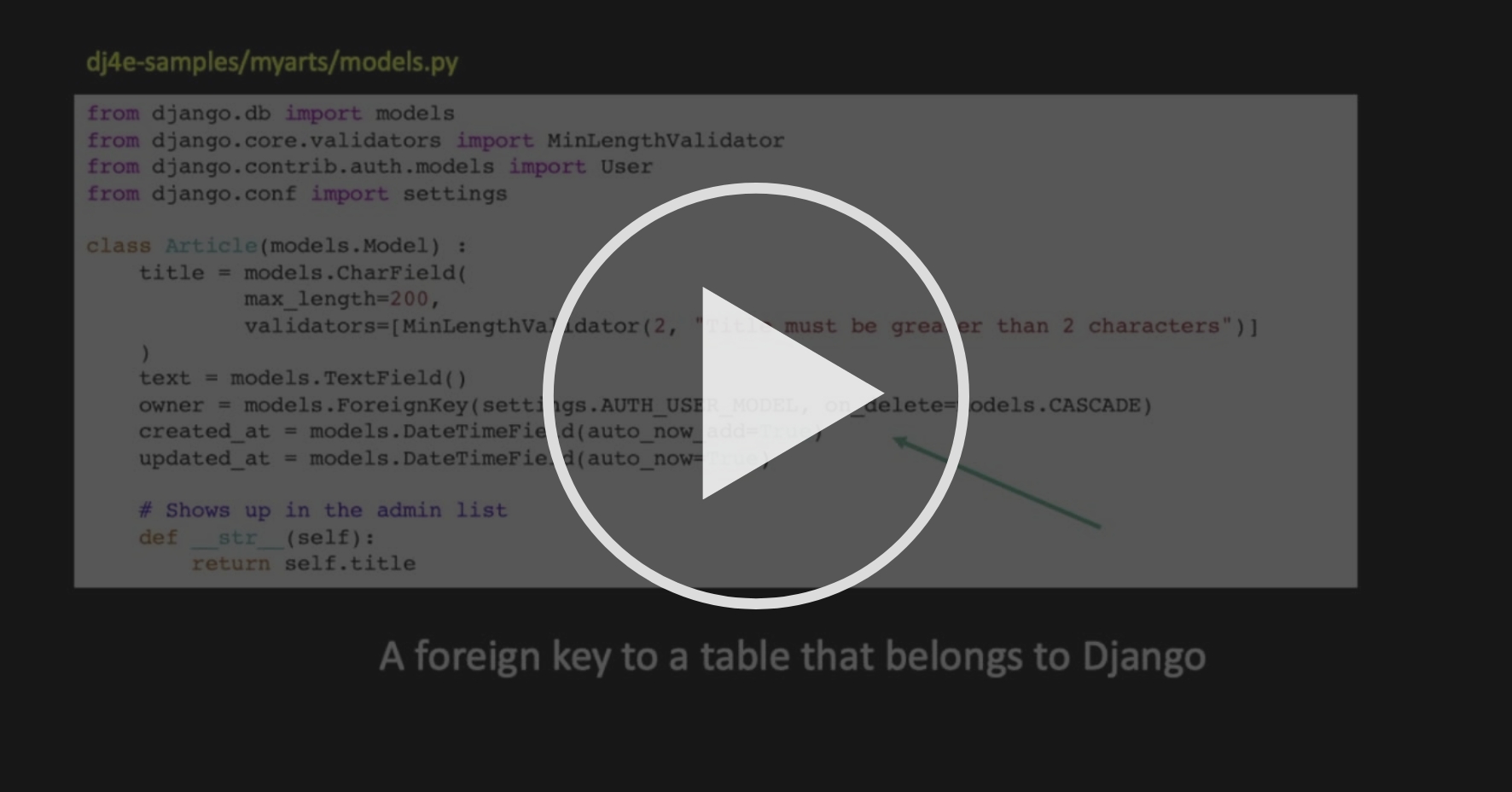 Owned Rows in Django - owner.py - Owned Rows | Coursera