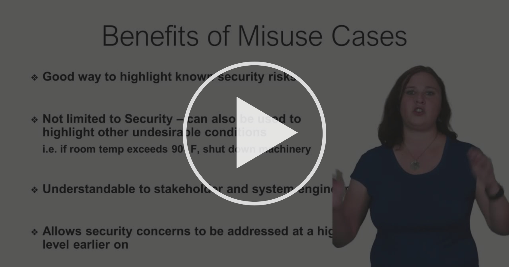 Benefits of Misuse Cases Use, Misuse, and Abuse Cases Coursera