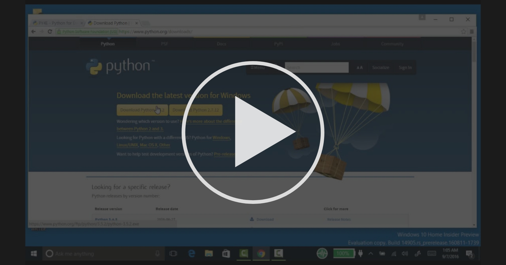 Windows 10: Installing Python and Writing A Program ...