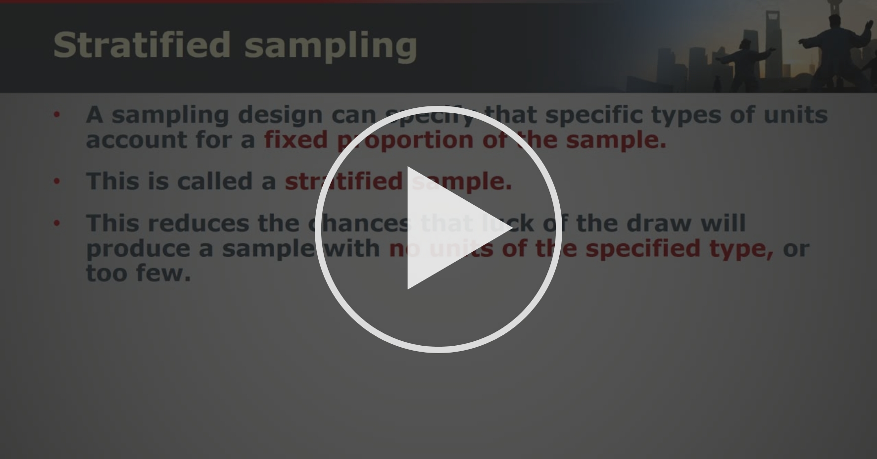 3 5 Stratification Oversampling Sampling Coursera