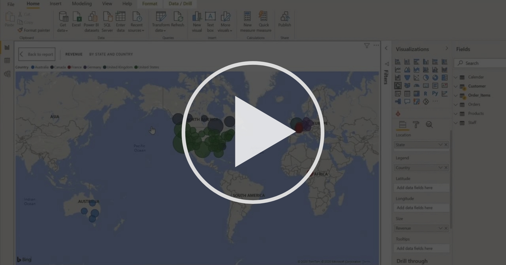 Working with reports Visualising Data with Power BI Coursera