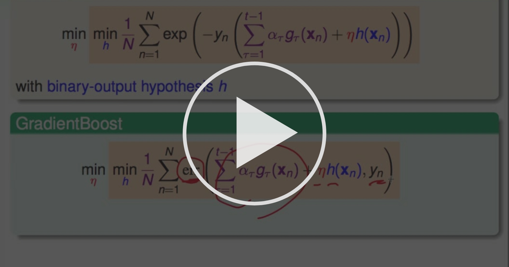 Gradient Boosting - 第十一講：Gradient Boosted Decision Tree | Coursera