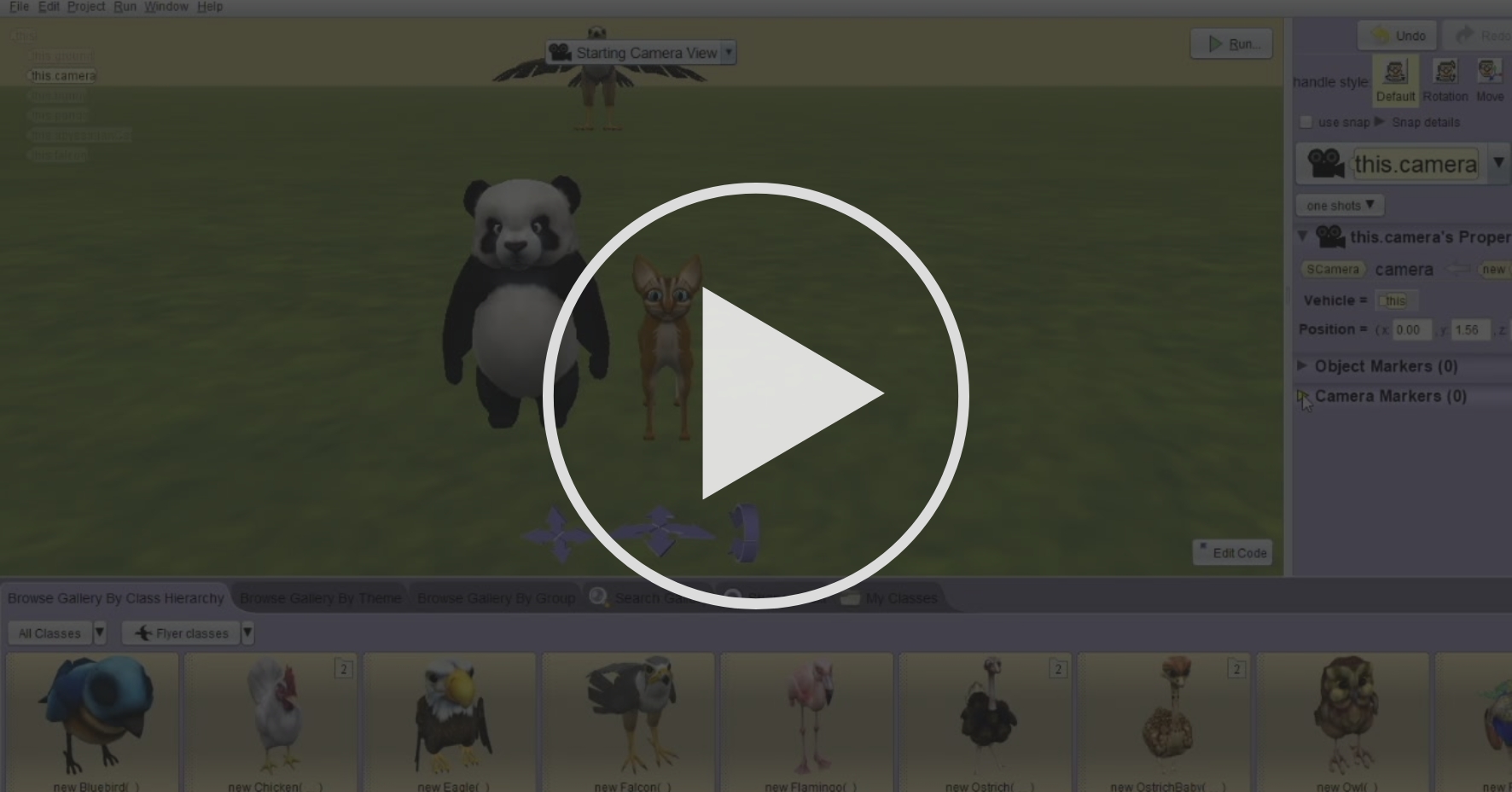 Camera Control Demo Part 2 Teaching Your Bunny to Hop Procedures and