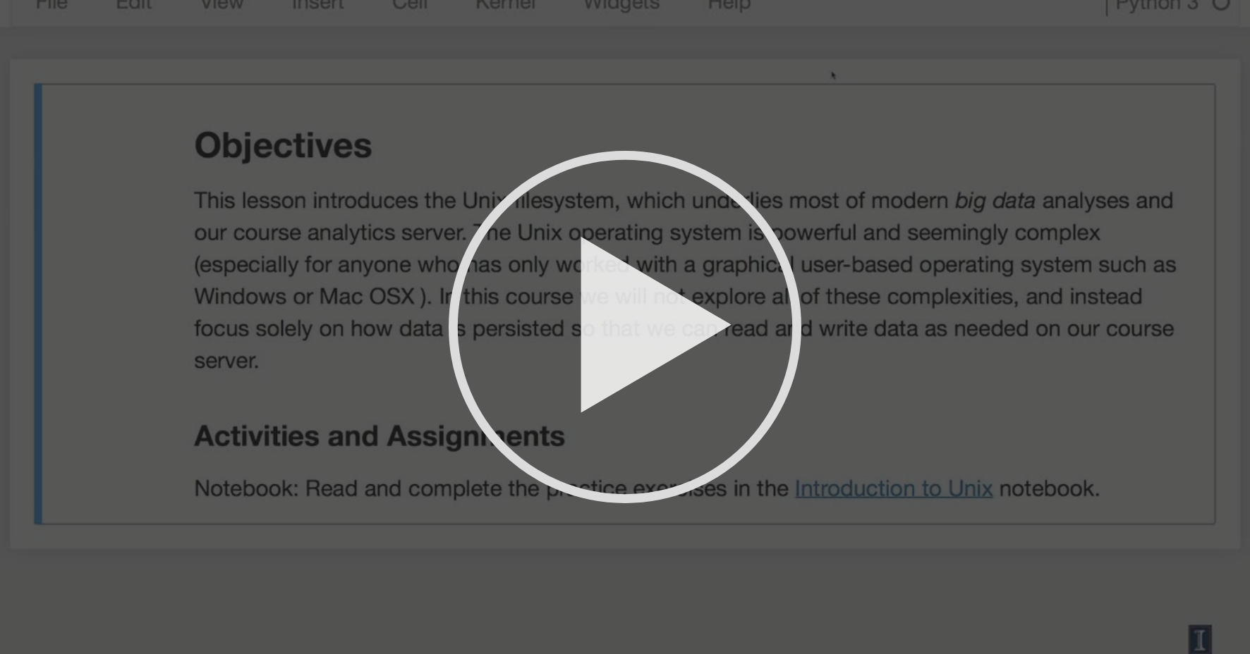 Introduction to Unix - Module 3: Introduction to Data Analysis | Coursera