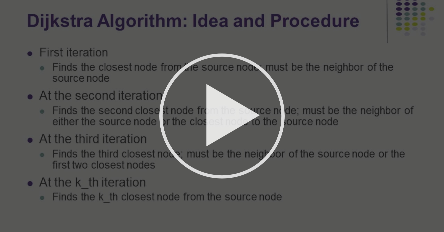 Dijkstra Algorithm - Shortest-Path Routing | Coursera