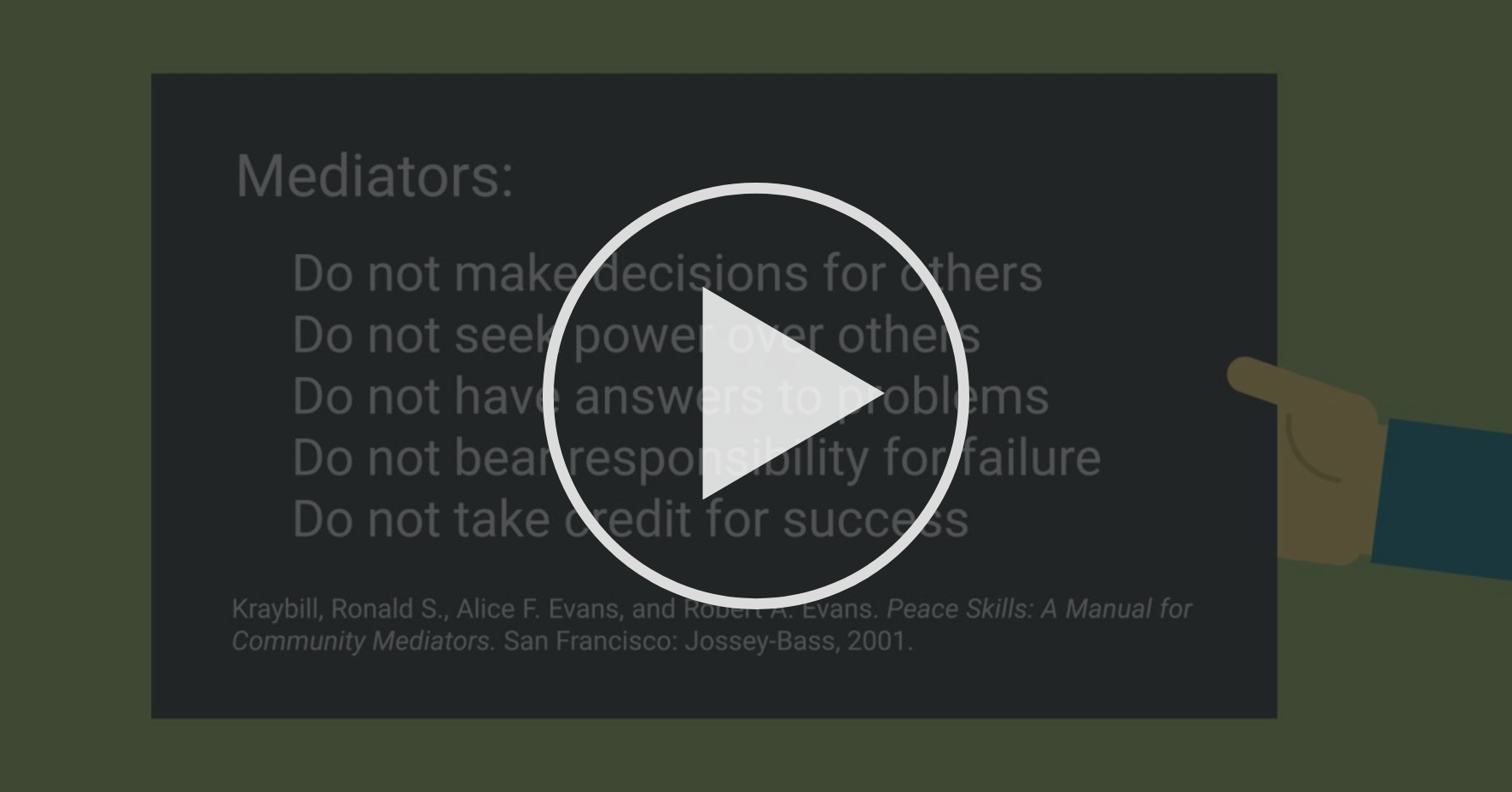 The role of the mediator doing well in the middle coursera