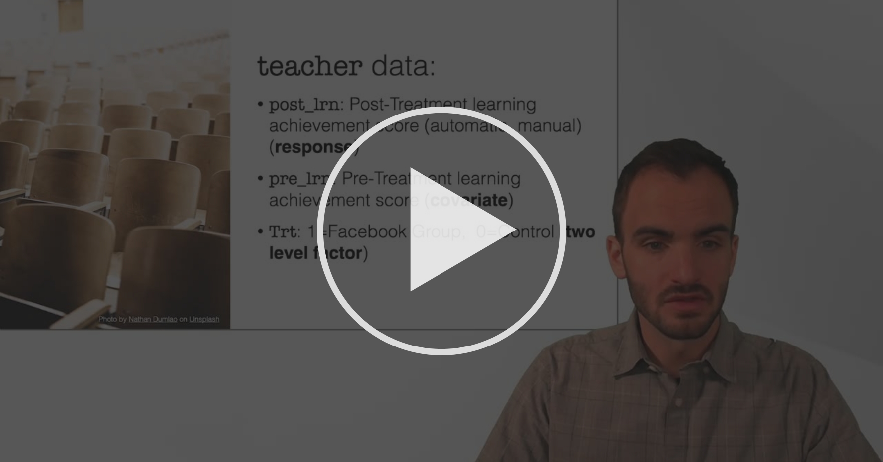 ANCOVA with Interactions in R Introduction to ANOVA and Experimental