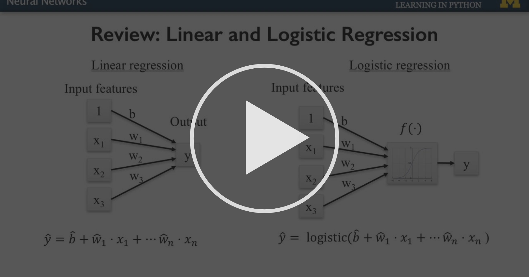 Neural Networks - Module 4: Supervised Machine Learning - Part 2 | Coursera