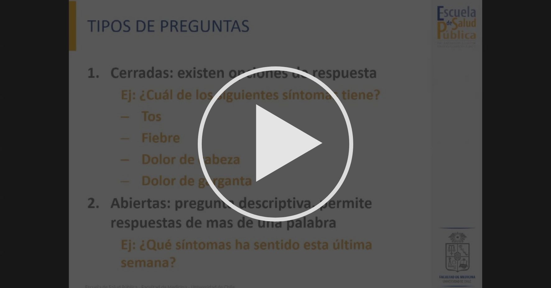 Tipos de preguntas y cuándo usarlas Seguimiento de casos Tipos de preguntas y cuándo usarlas Seguimiento de casos