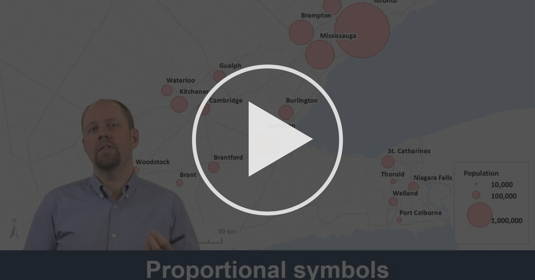 Proportional symbol maps - Quantitative Map Types | Coursera