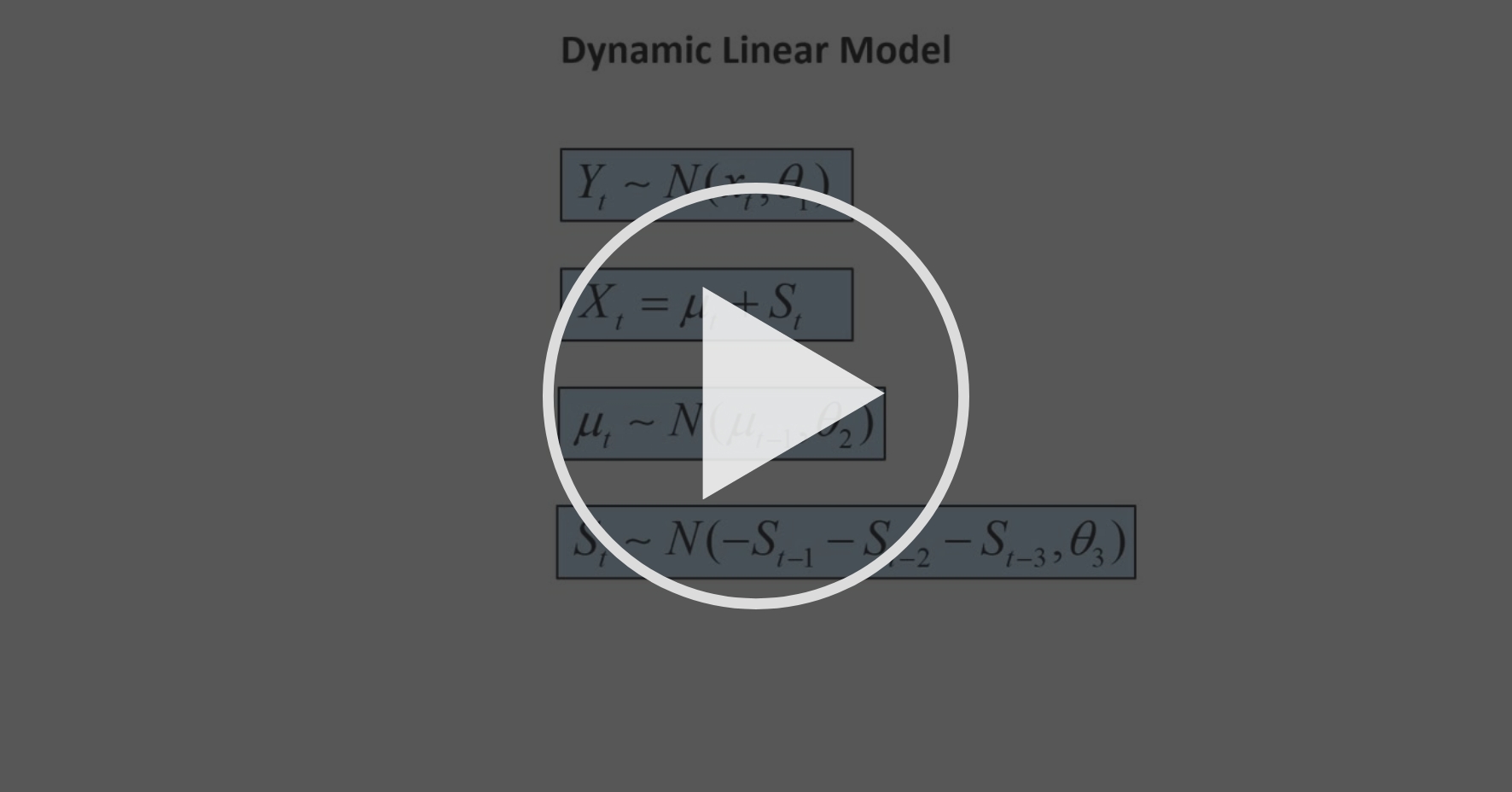 Dynamic Linear Model Setup Bayesian Time Series Analysis Coursera
