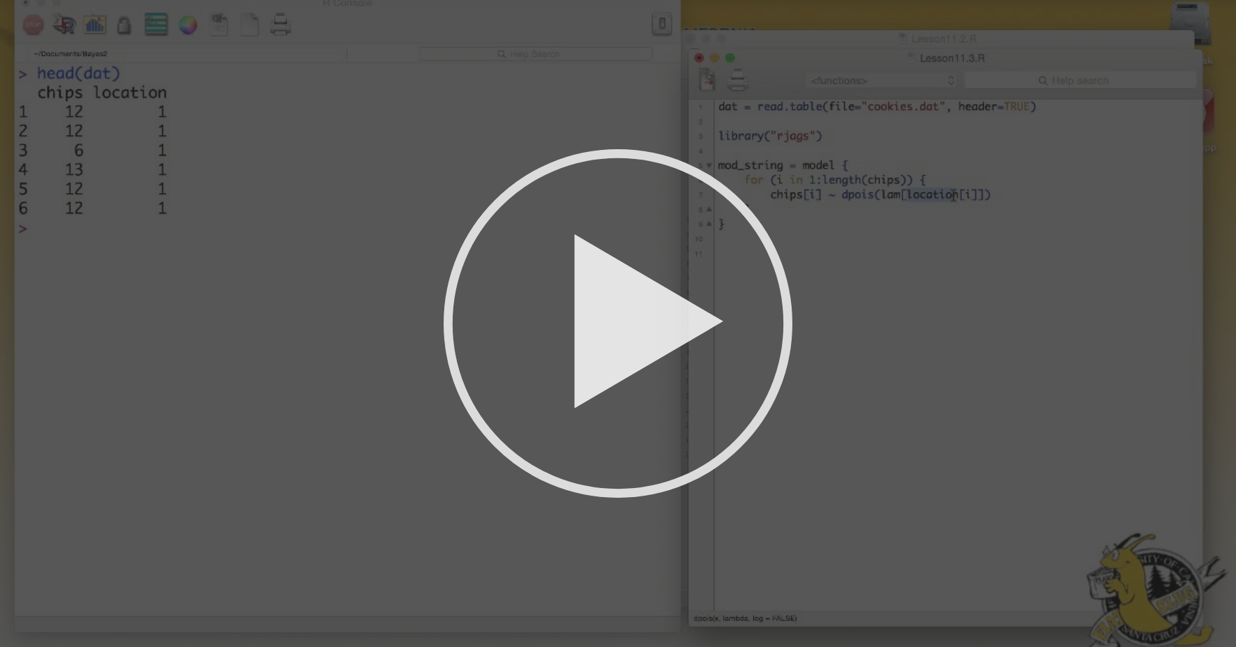 JAGS model and model checking (hierarchical modeling) Count data and