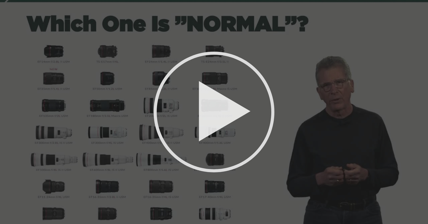 Focal Length"Normal," sensors, and angle of view Elements of Camera
