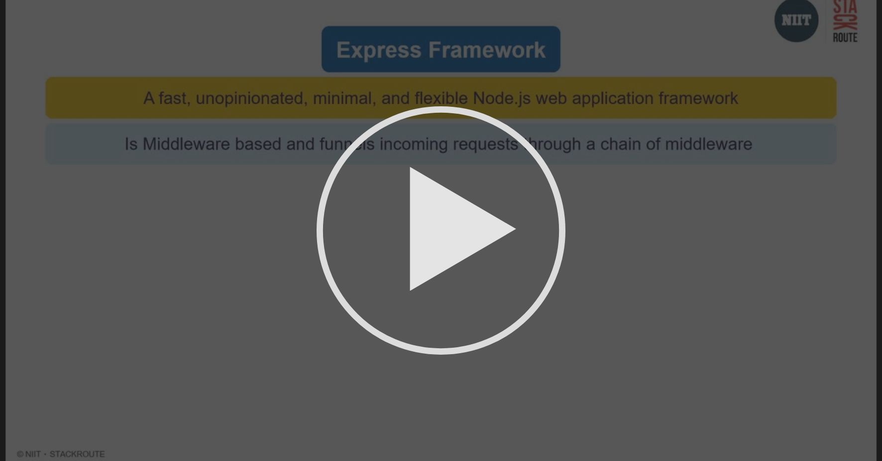 Explore the Express framework - Building REST API's using ExpressJS ...