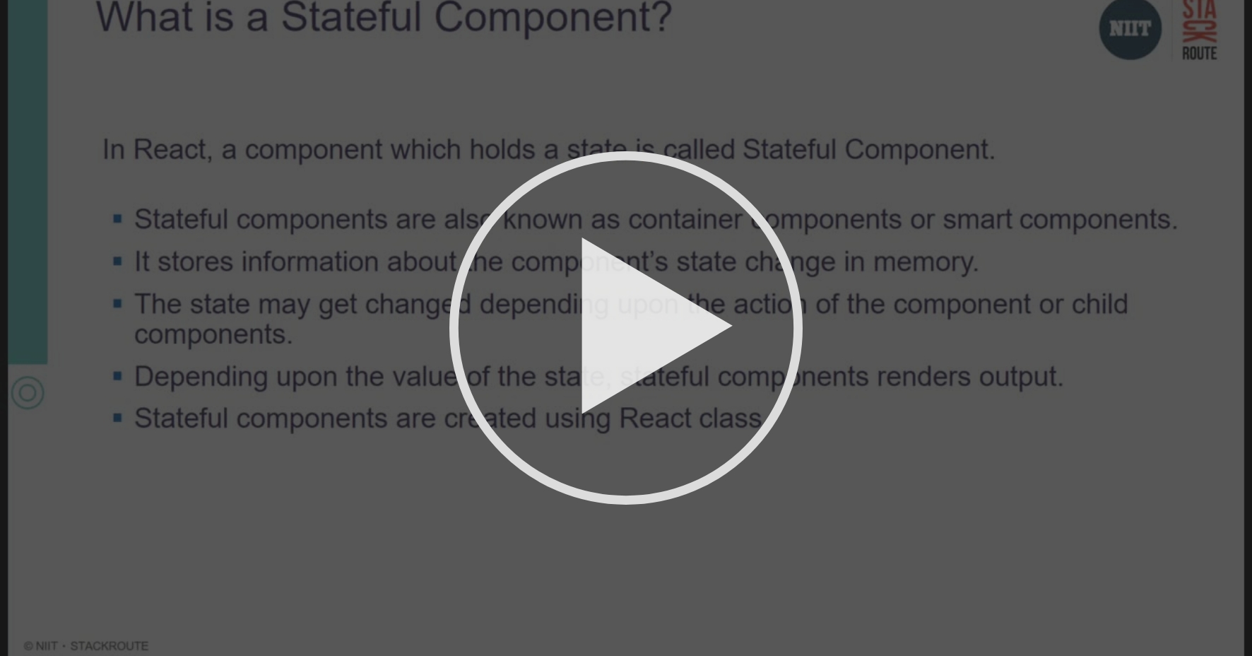 Learning Consolidation - Build Stateful Components using React | Coursera