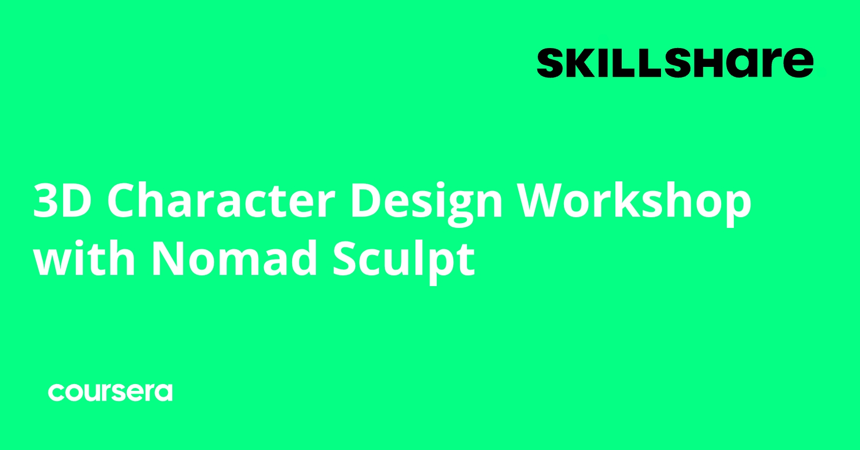 3D Character Design Workshop with Nomad Sculpt