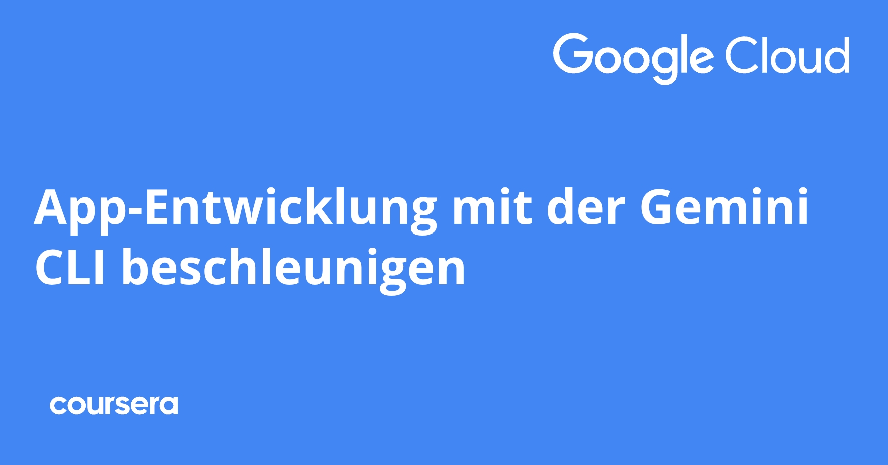 App-Entwicklung mit der Gemini CLI beschleunigen