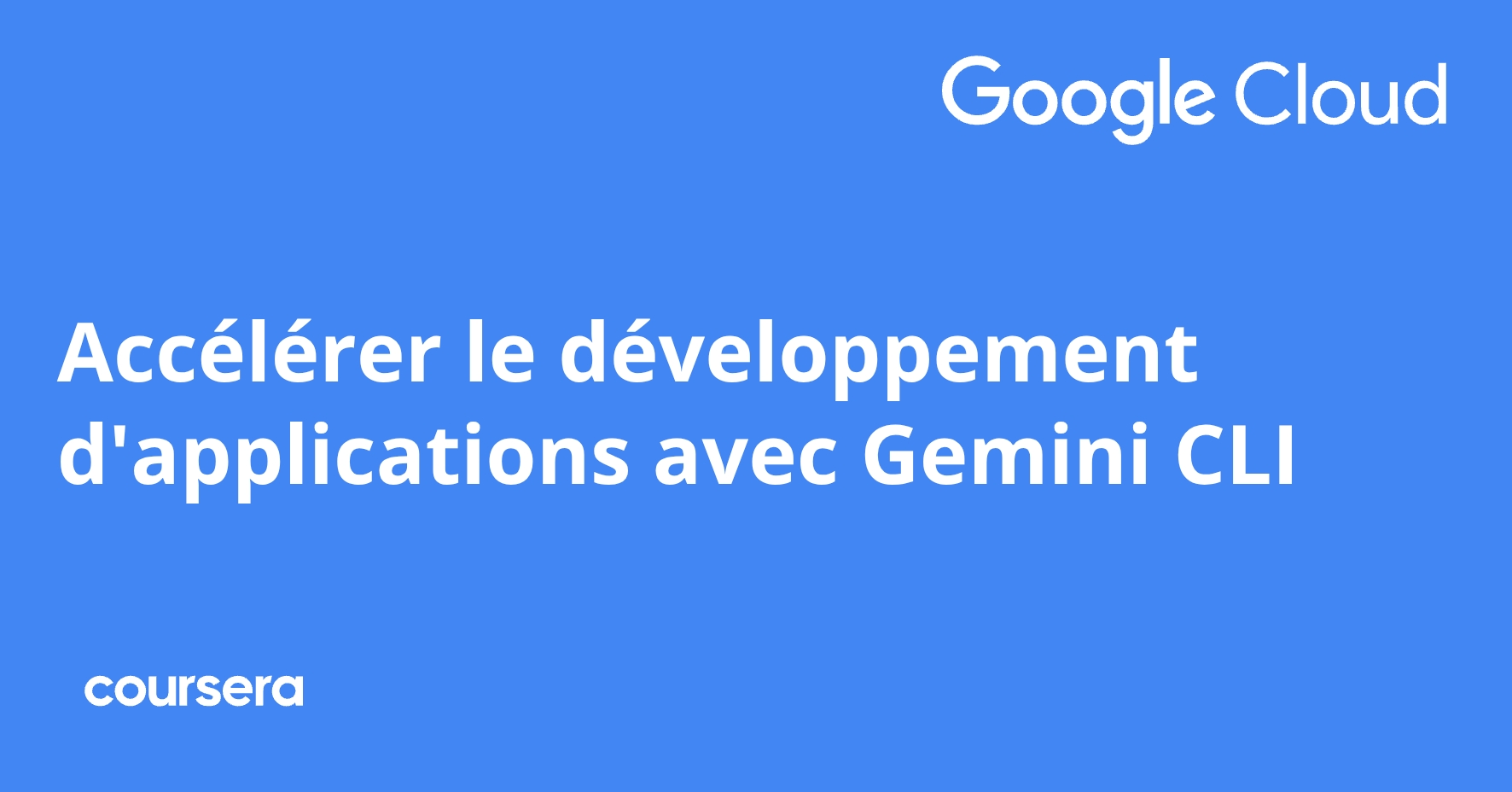 Accélérer le développement d'applications avec Gemini CLI