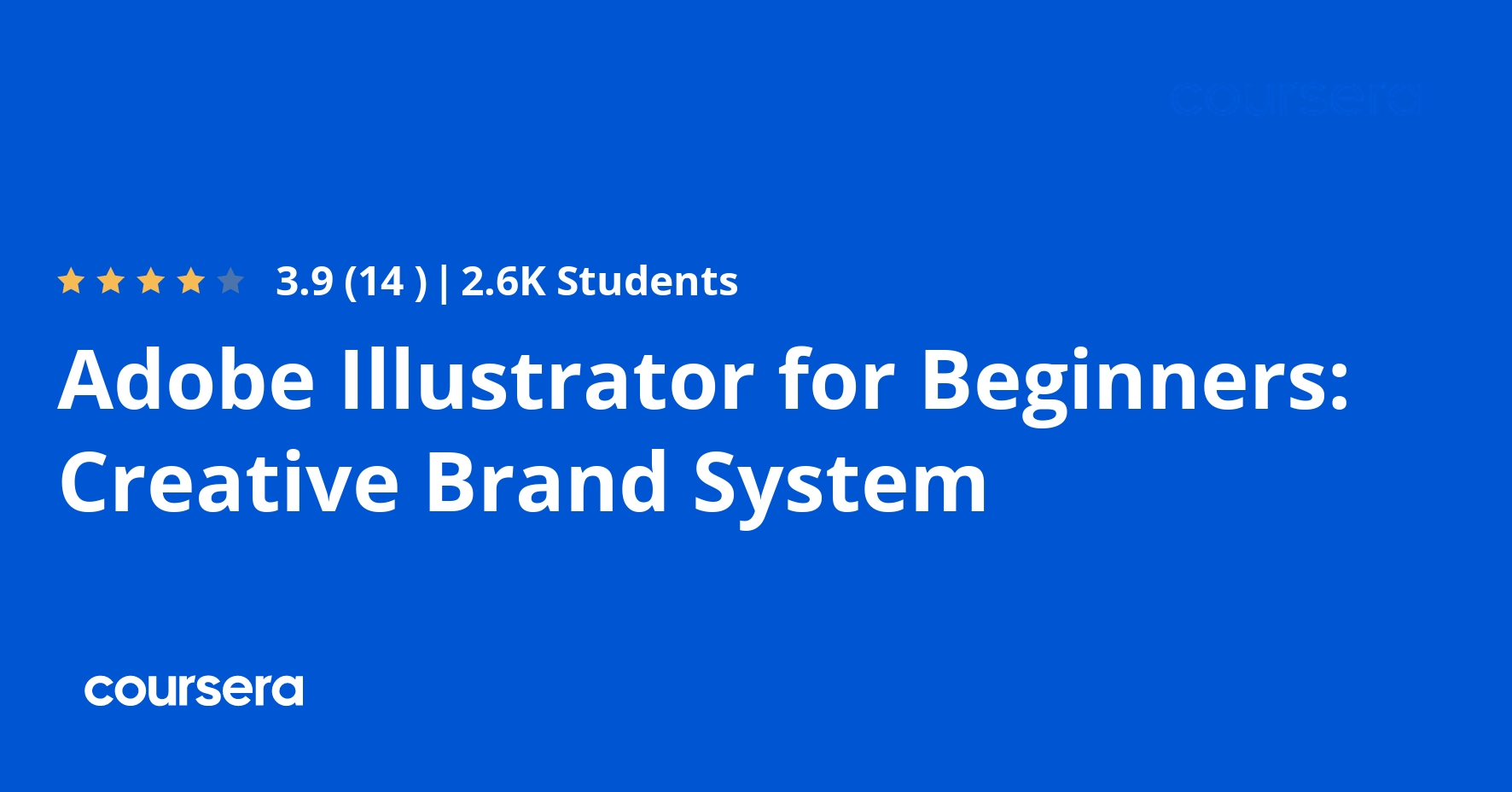 Adobe Illustrator for Beginners: Creative Brand System