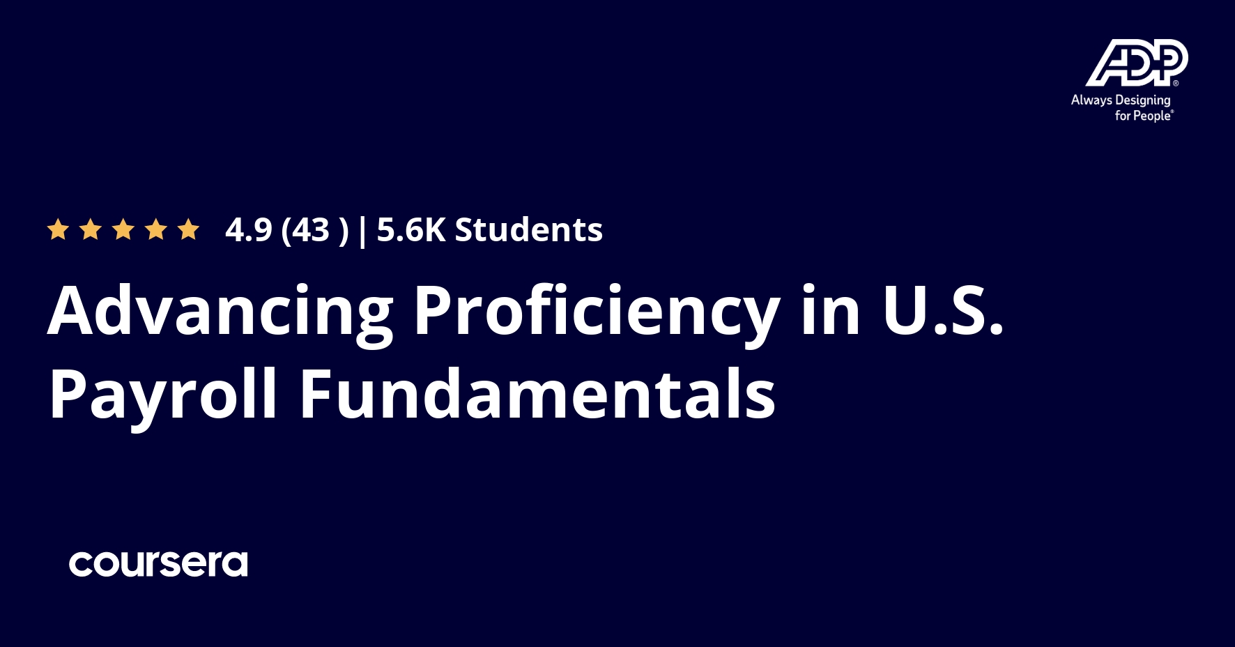 Advancing Proficiency in U S Payroll Fundamentals Coursera Advancing Proficiency in U S Payroll Fundamentals Coursera