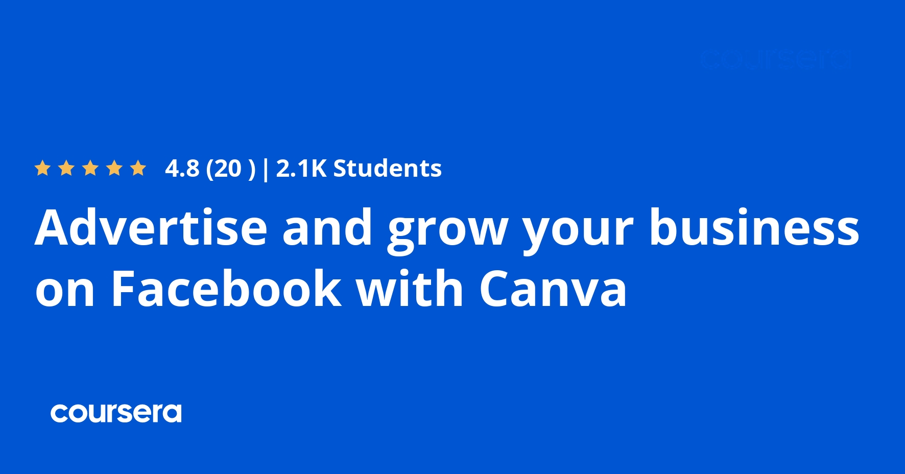 Advertise and grow your business on Facebook with Canva