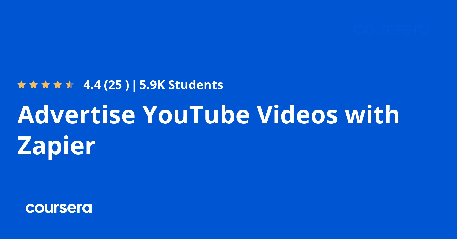 Advertise YouTube Videos with Zapier