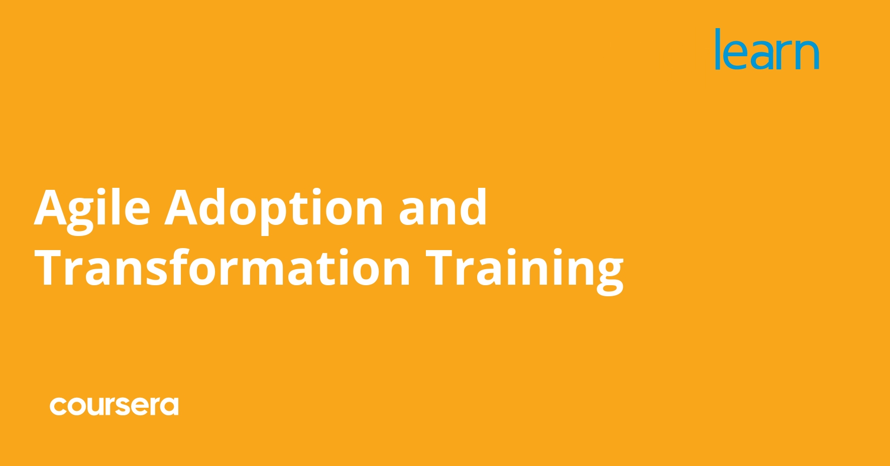 Agile Adoption and Transformation Training