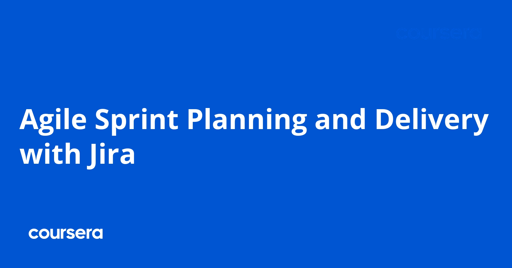 Agile Sprint Planning and Delivery with Jira