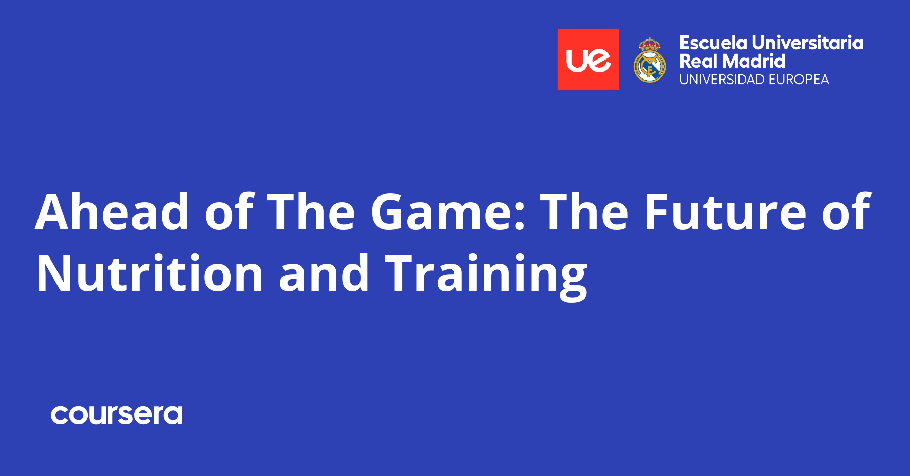 Ahead of the Game: The Future of Nutrition and Training
