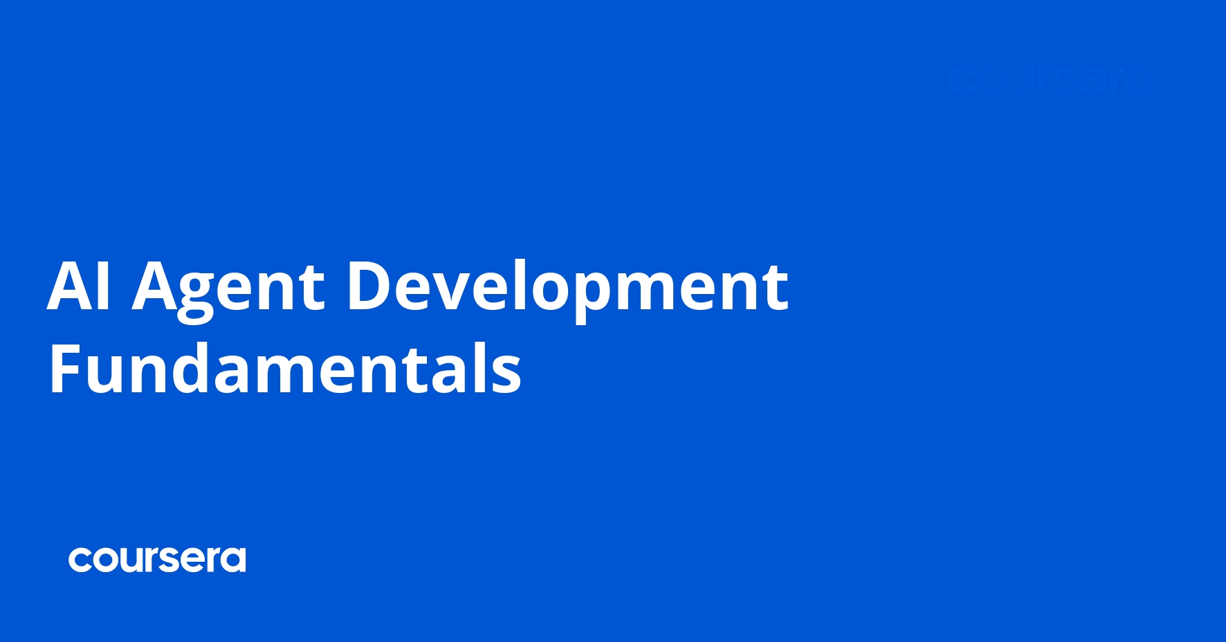 AI Agent Development Fundamentals