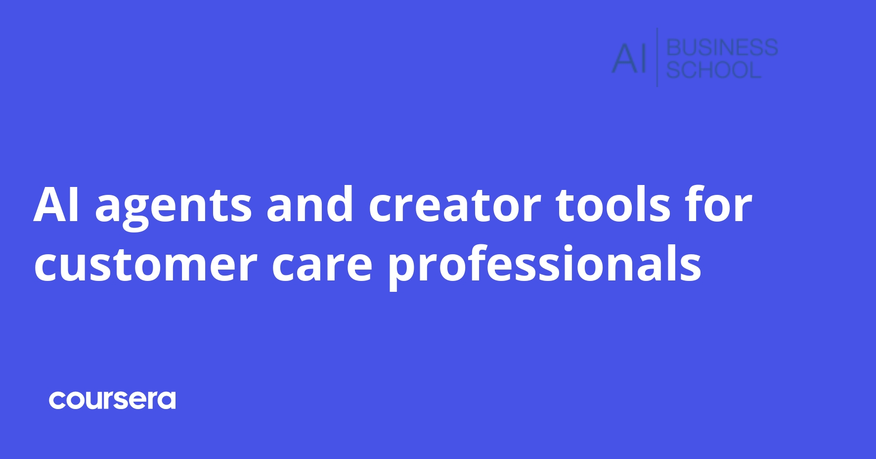 AI agents and creator tools for customer care professionals