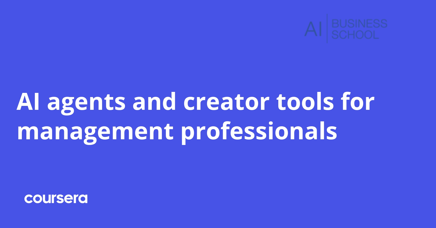 AI Agents and Creator Tools for Management Professionals