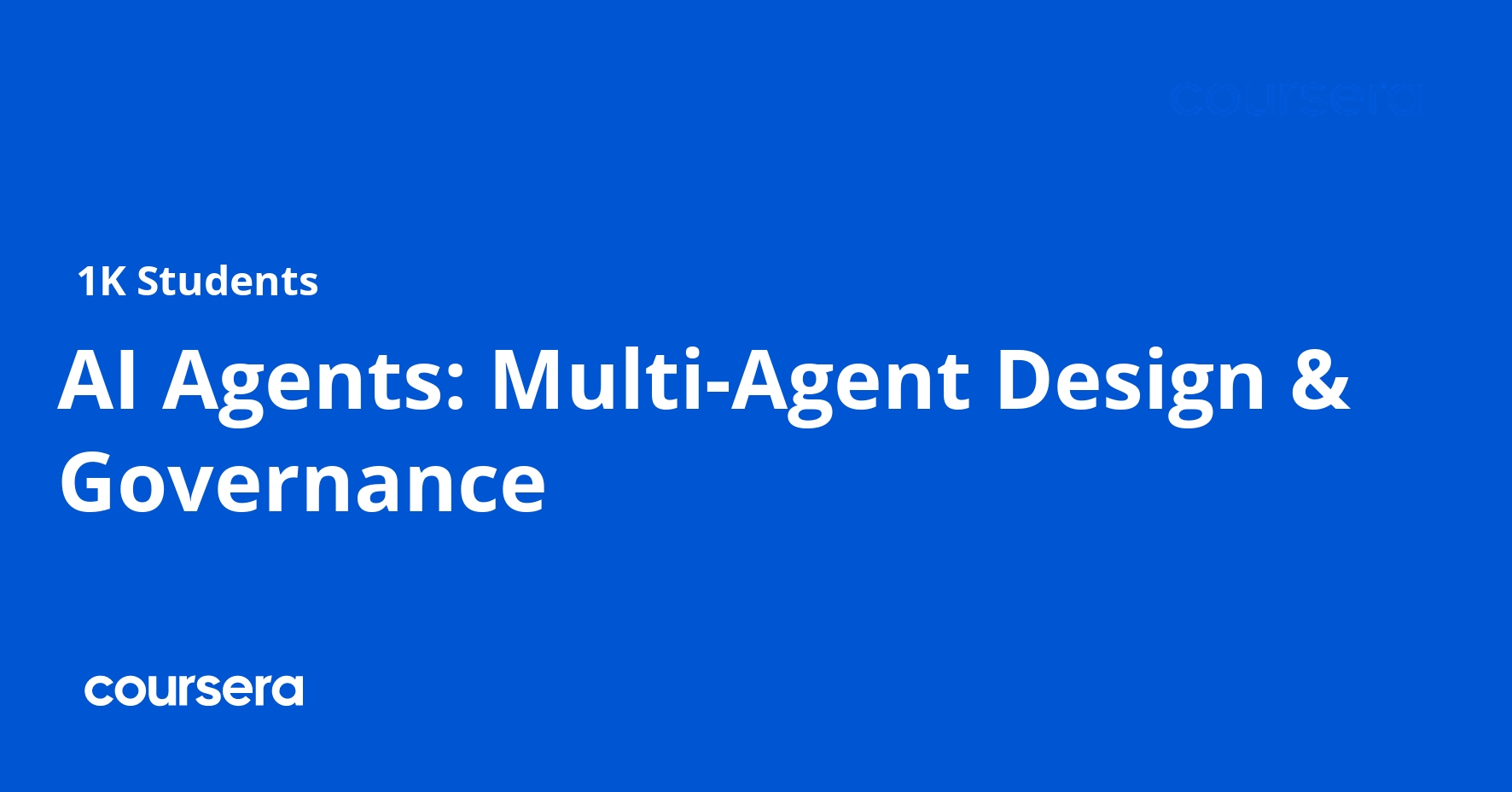 AI Agents: Multi-Agent Design & Governance