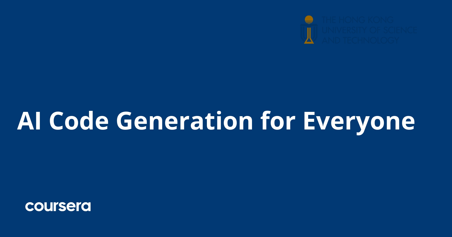 AI Code Generation for Everyone