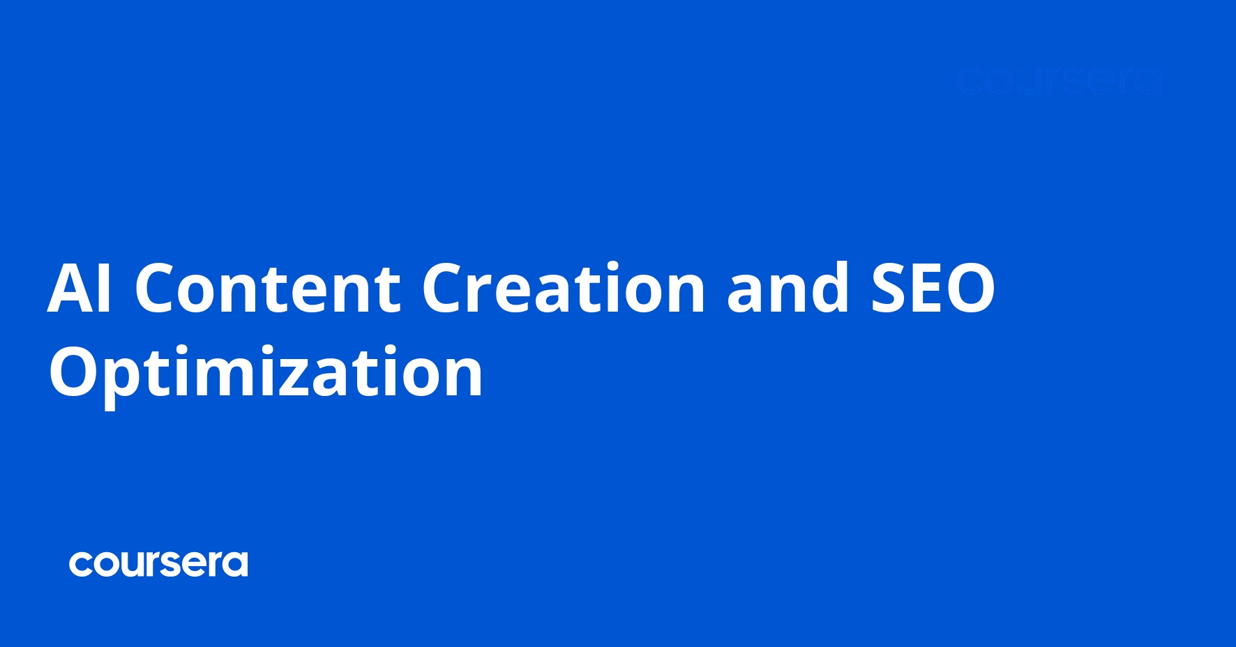 AI Content Creation and SEO Optimization