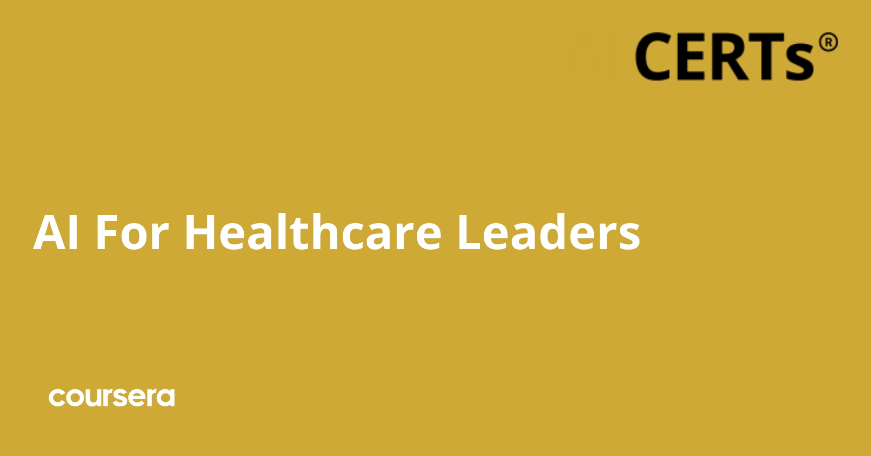 AI for Healthcare Leaders
