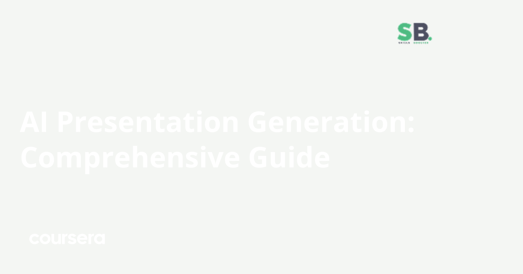 AI Presentation Generation: Comprehensive Guide