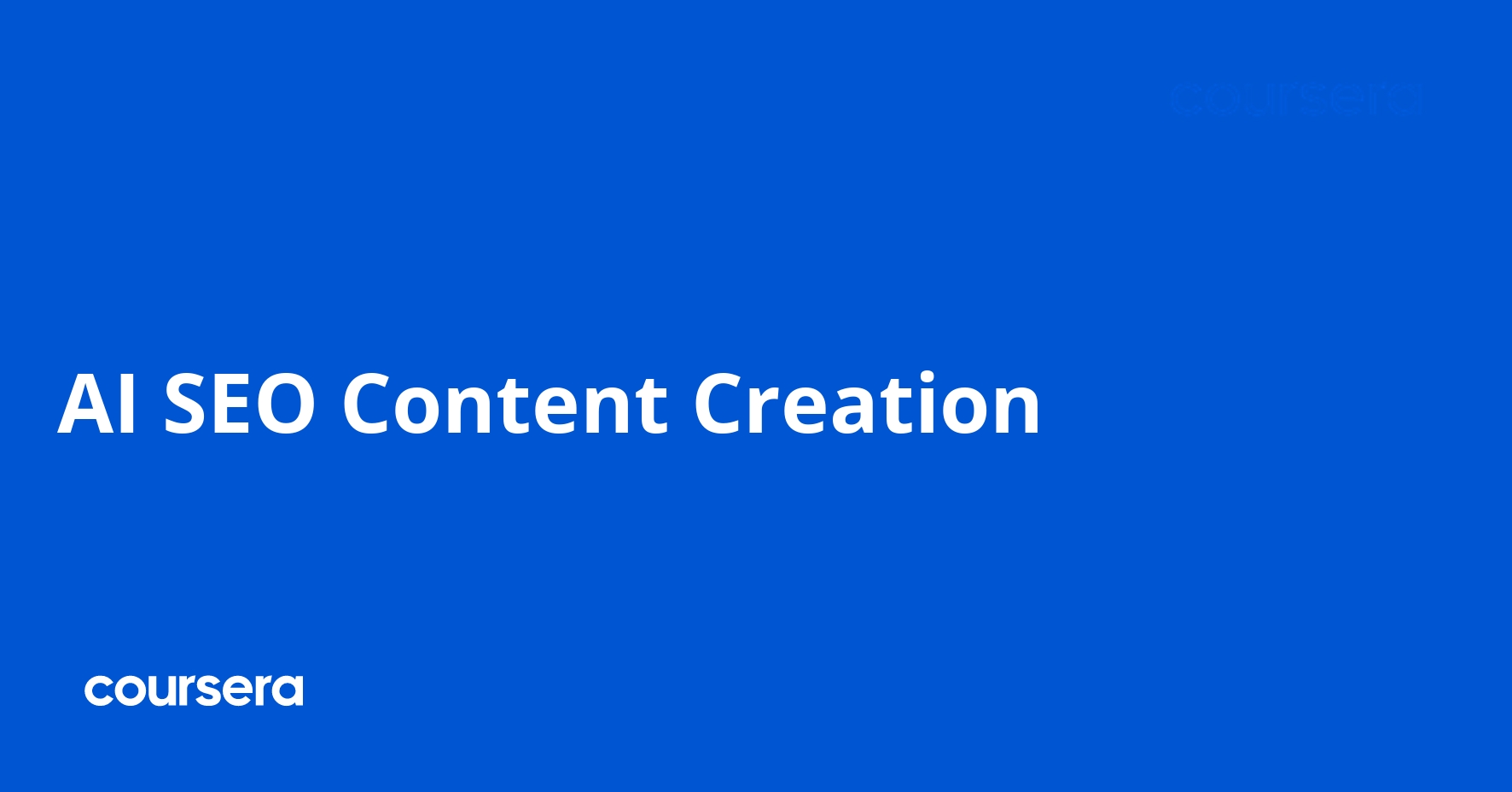AI SEO Content Creation