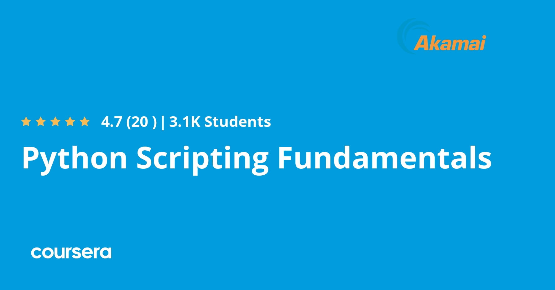 Python Scripting Fundamentals | Coursera