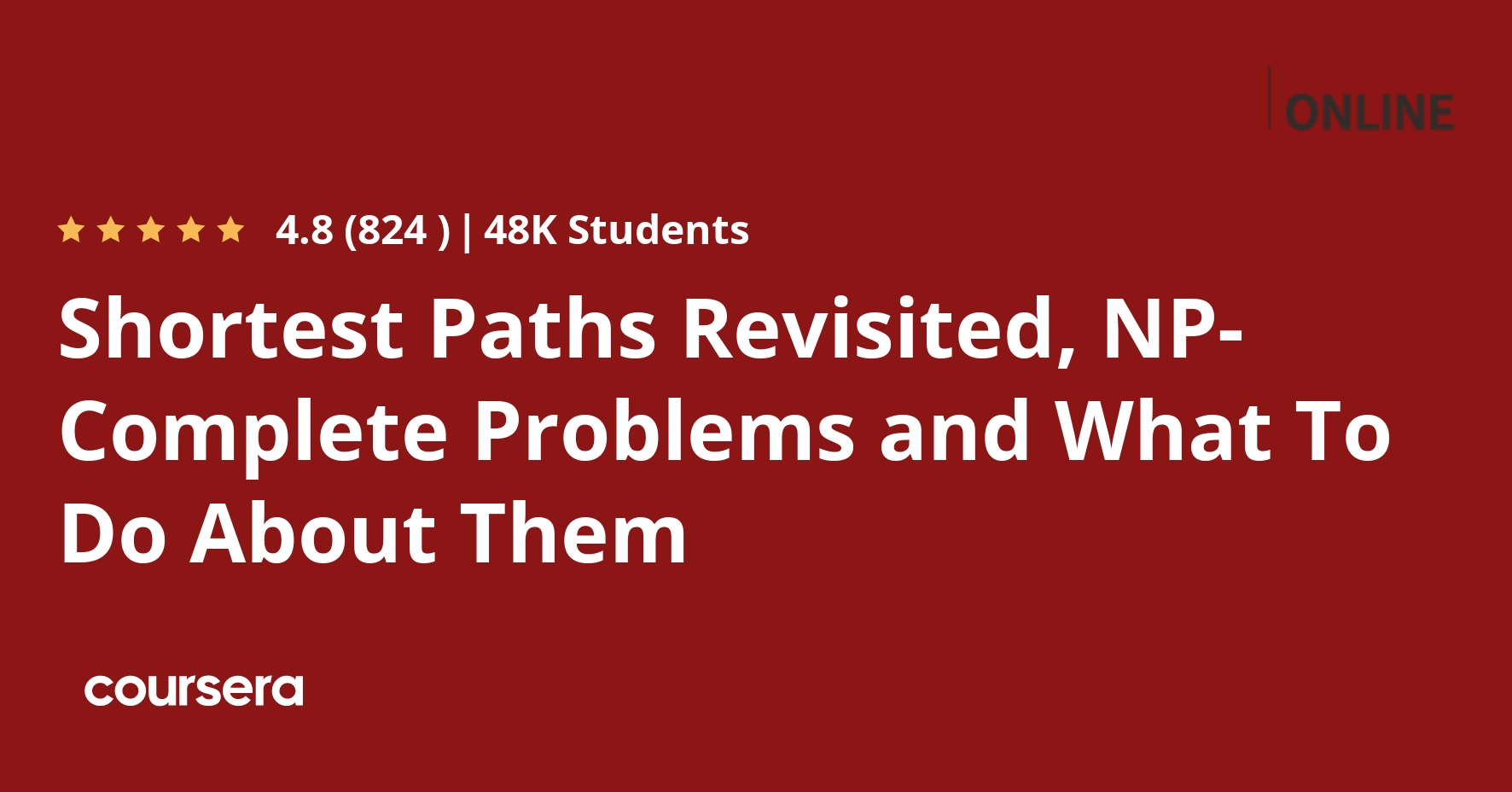 Shortest Paths Revisited, NP-Complete Problems and What To Do About ... image.
