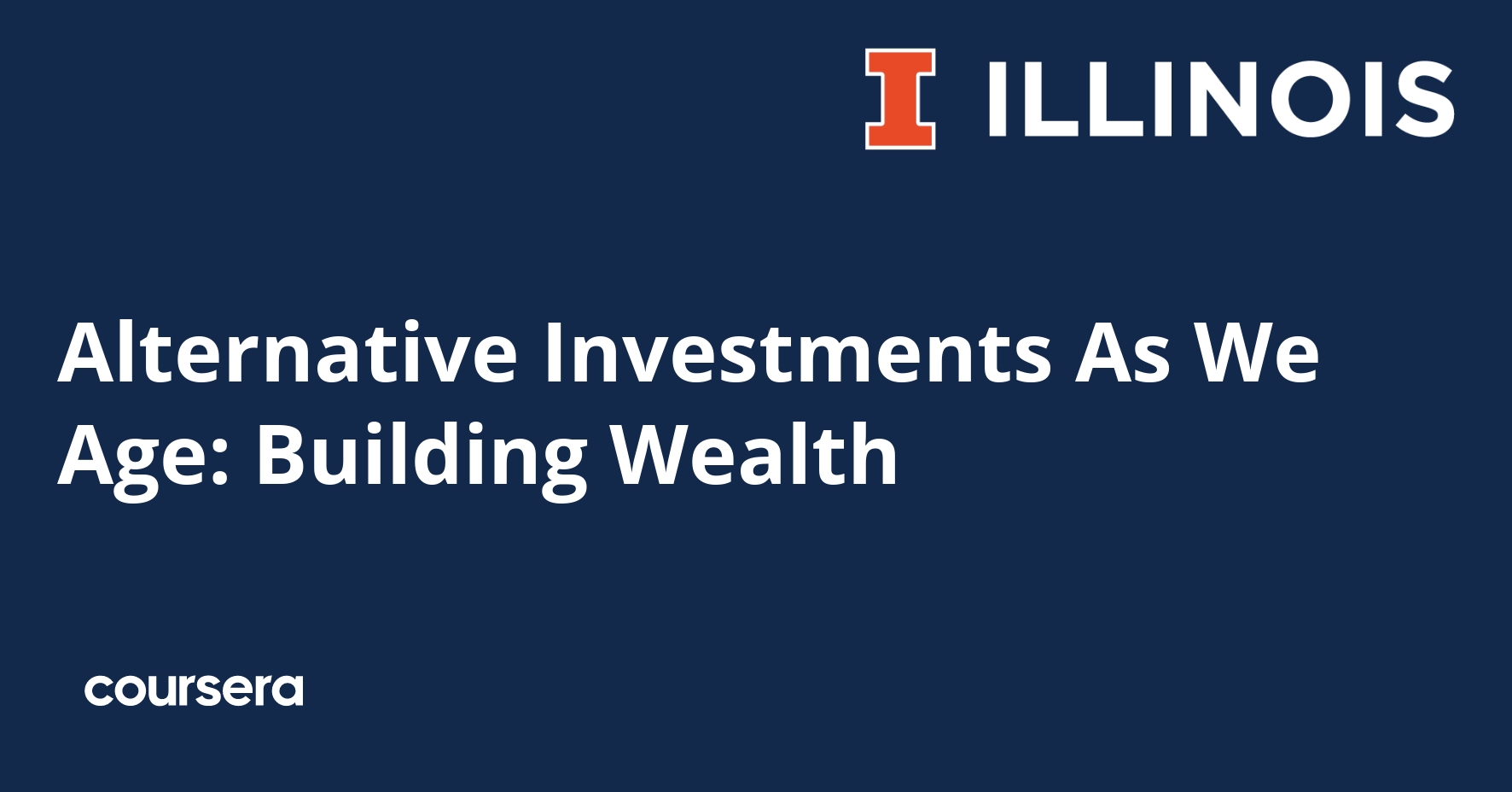 Alternative Investments As We Age: Building Wealth