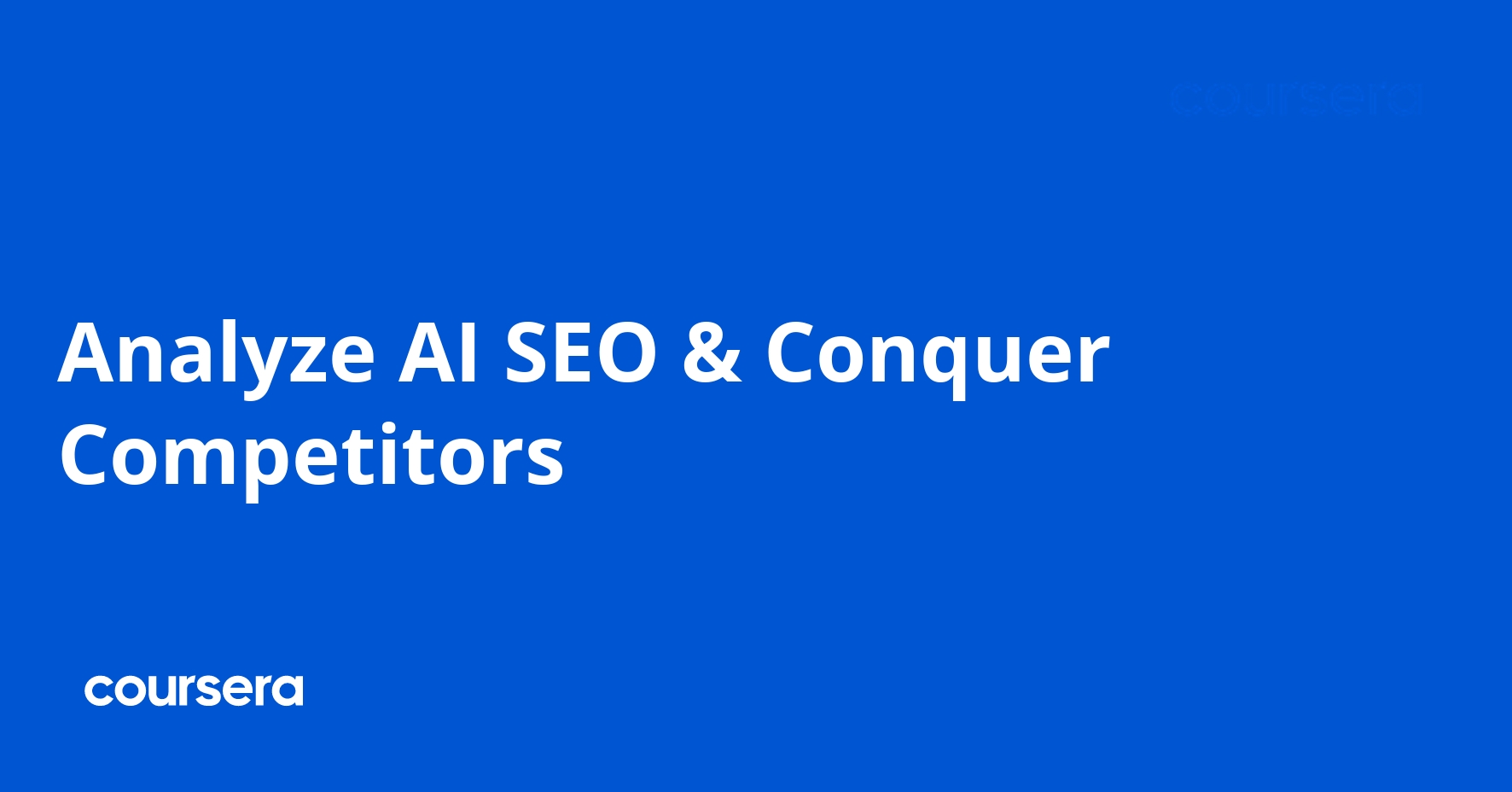 Analyze AI SEO & Conquer Competitors