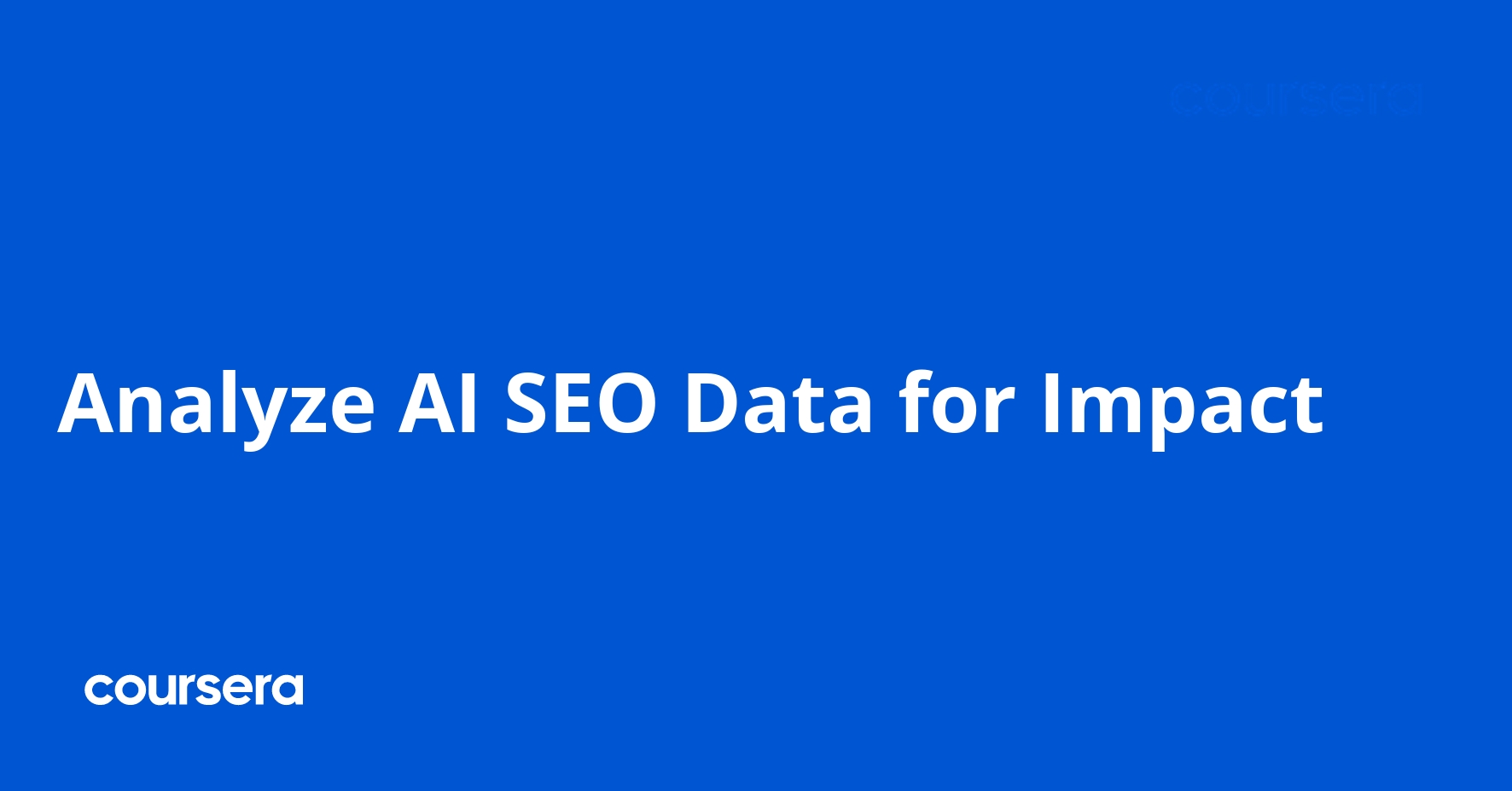 Analyze AI SEO Data for Impact