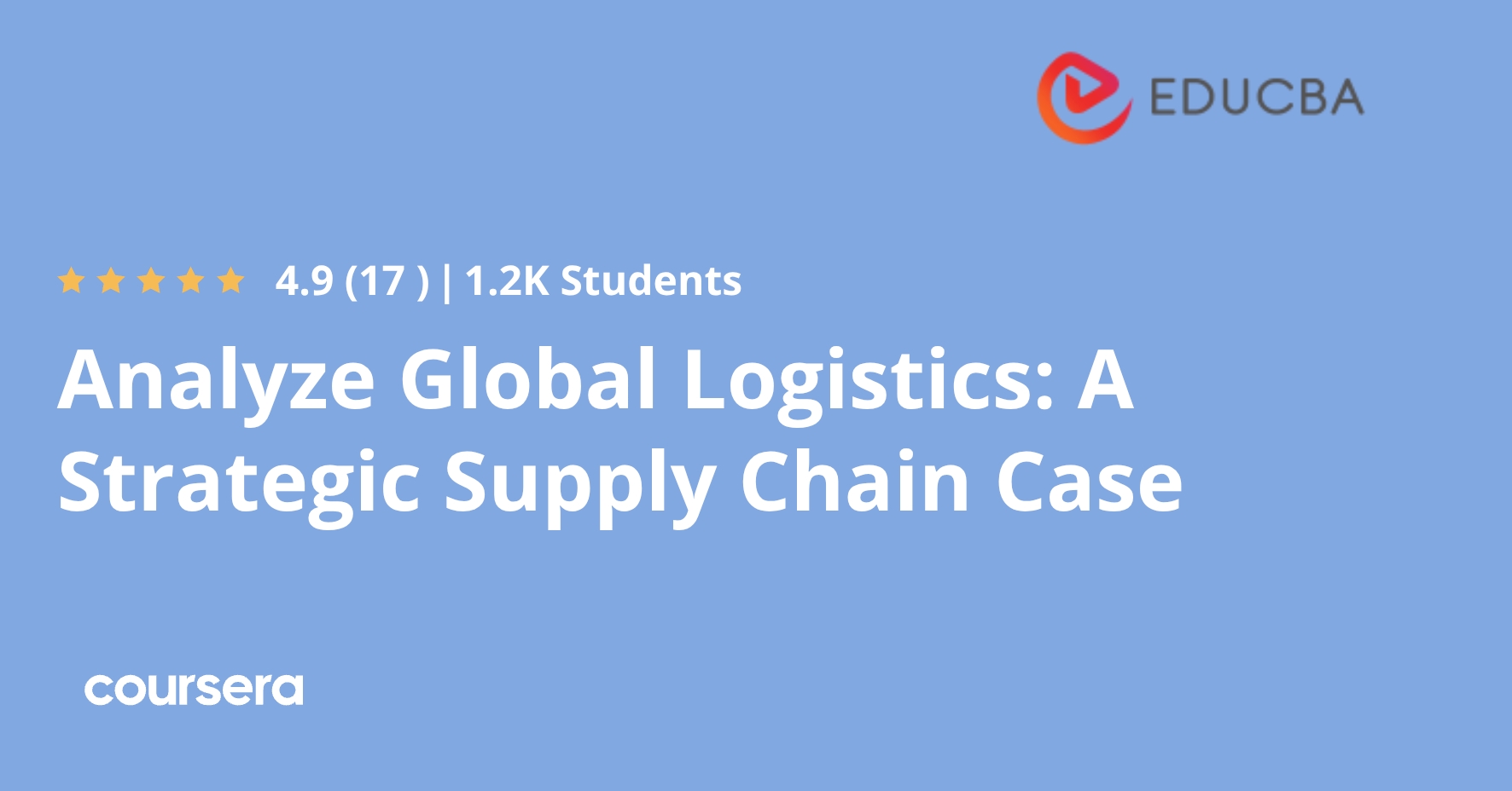 Analyze Global Logistics: A Strategic Supply Chain Case | Coursera